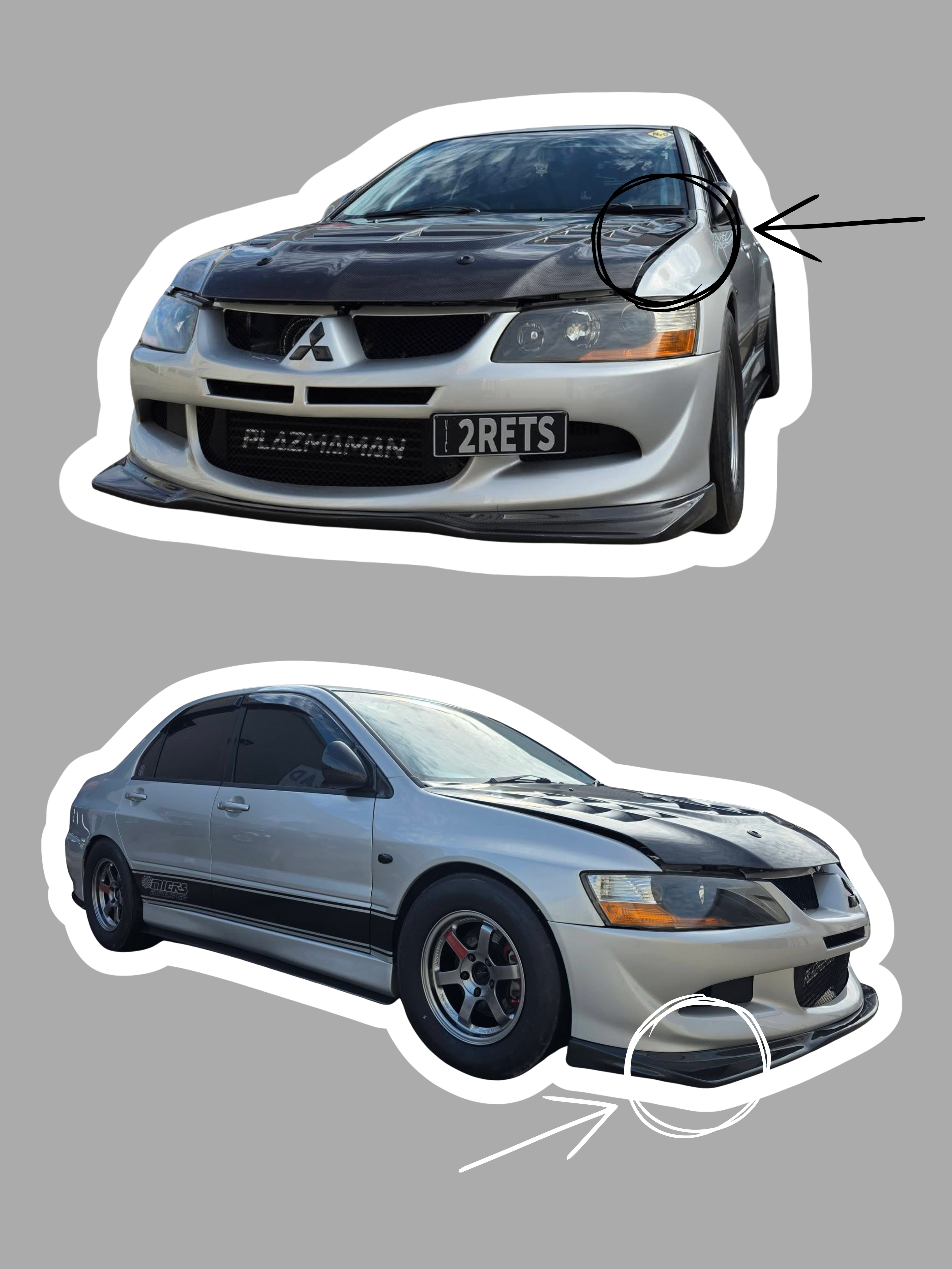 How @2rets_racing Built One of Australia's Baddest Evo CT9As — And Why Carbon Fibre Was the Final Piece