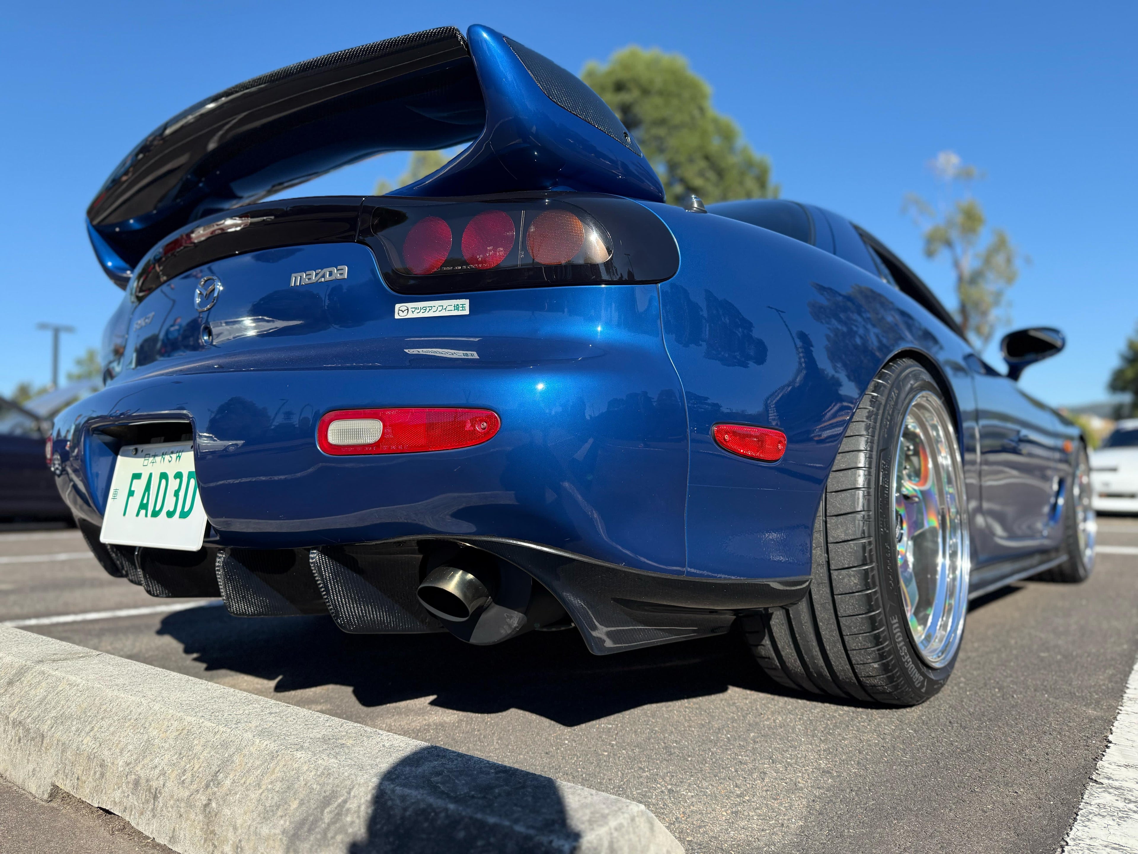 Mazda RX7 FD3S Carbon Fiber FEED Style Rear Diffuser