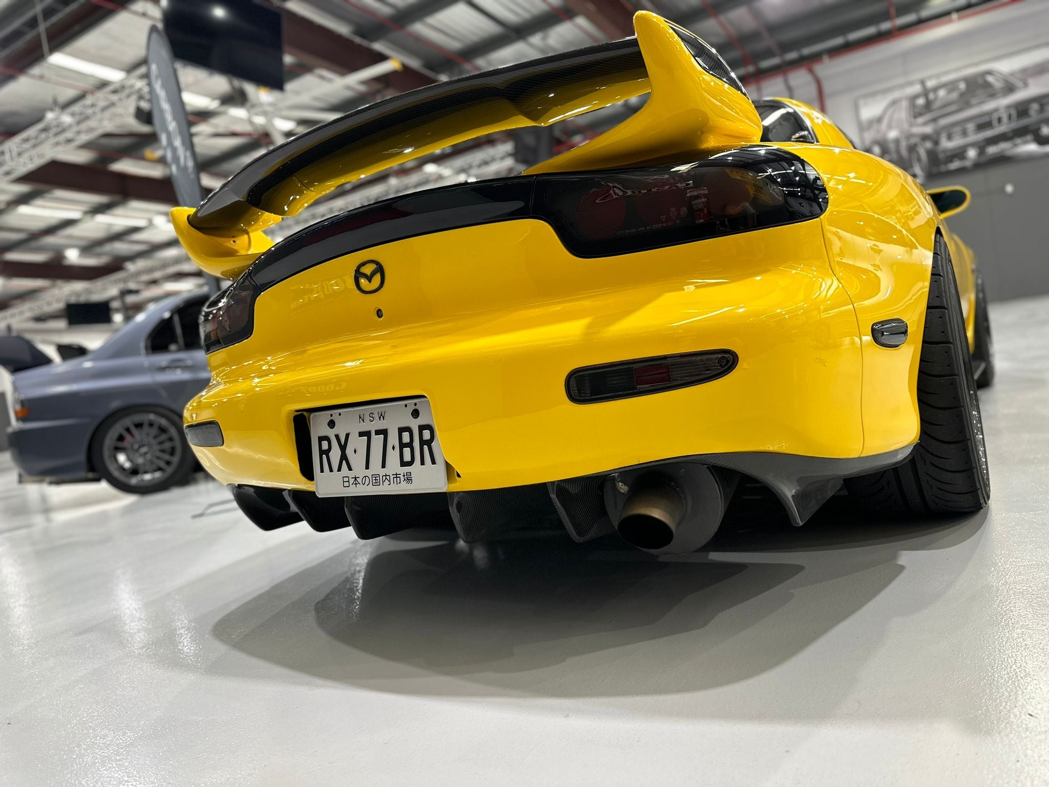 Mazda RX7 FD3S Carbon Fiber FEED Style Rear Diffuser