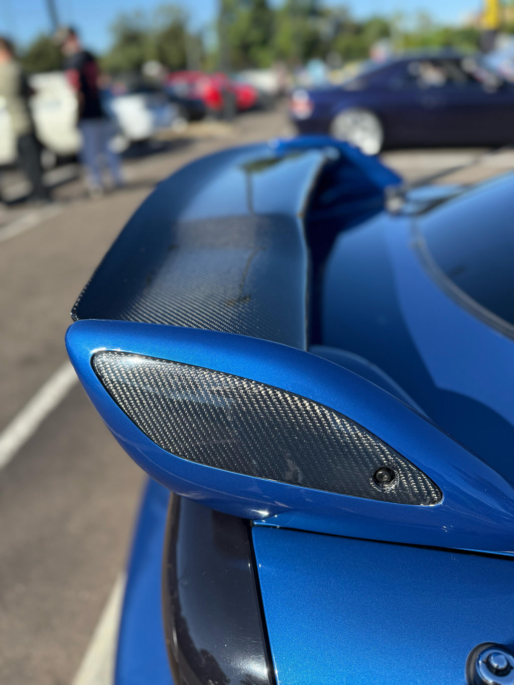 Mazda RX7 FD3S Carbon Fiber Spoiler End Caps