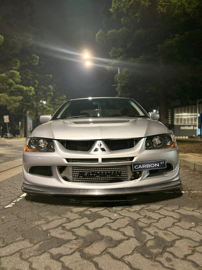 Mitsubishi Lancer Evolution CT9A - EVO 8 Do Luck Style Carbon Fiber Front Lip