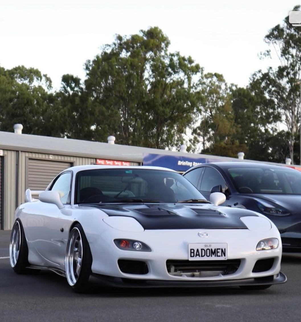 1991–2002 Mazda RX7 FD3S - RE Amemiya Style Carbon Fiber Bonnet