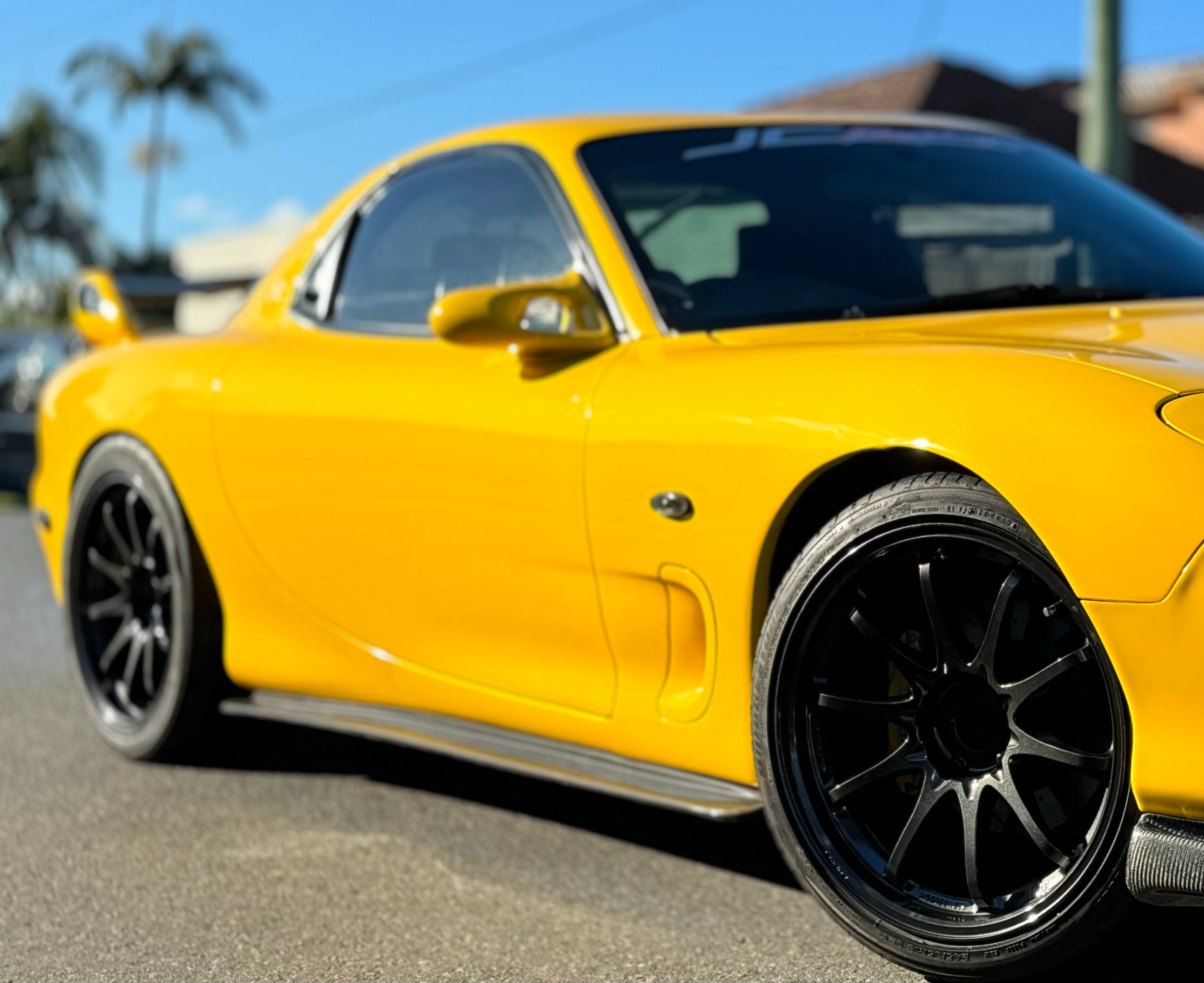 Mazda RX7 FD Feed Style Side Skirt Extensions – Premium Carbon Fiber ...