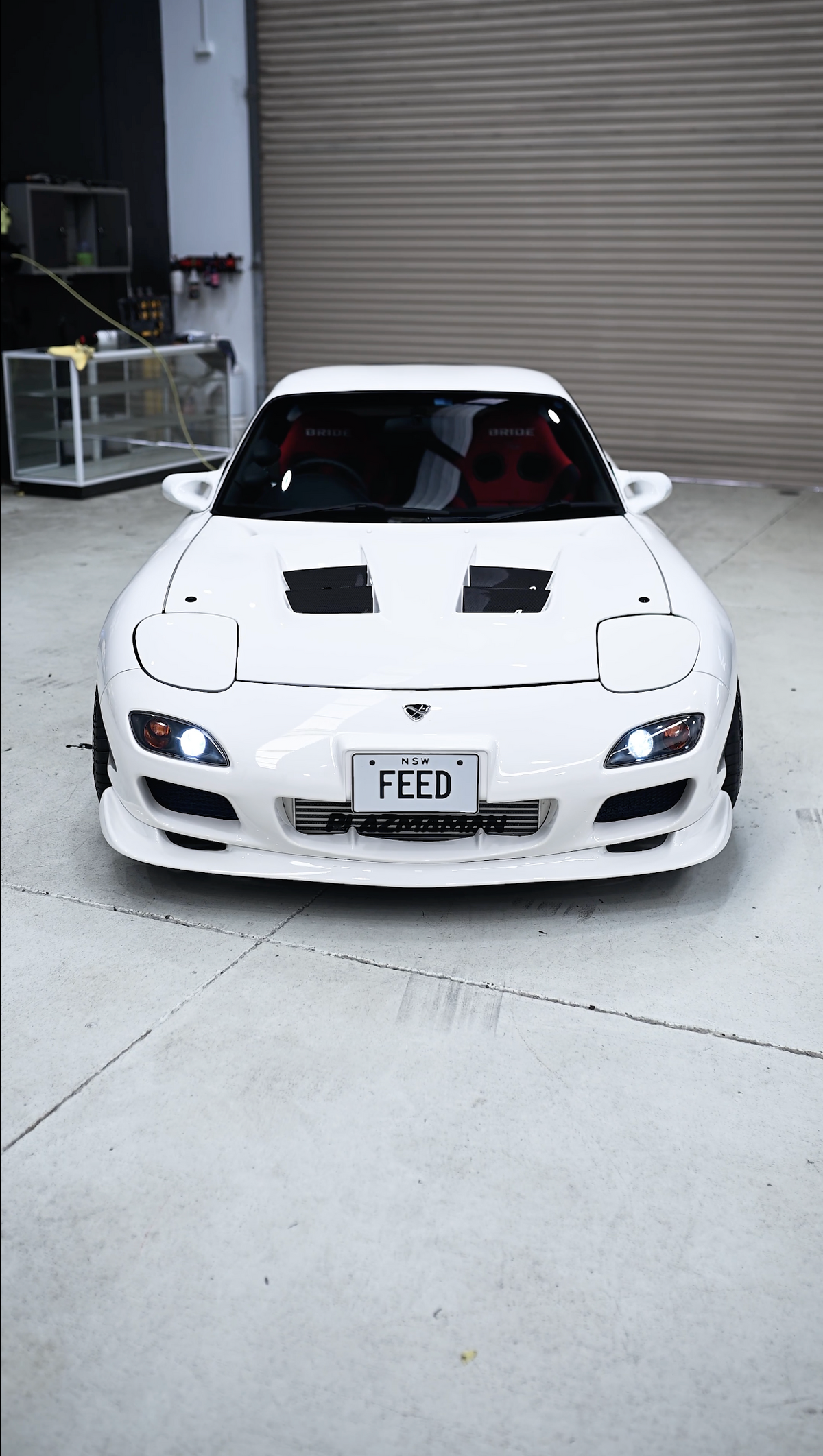 Fd Rx7 Lip 1-Piece Carbon Fibre Front Lip - Mazda RX7 FD3S | Australian First ...