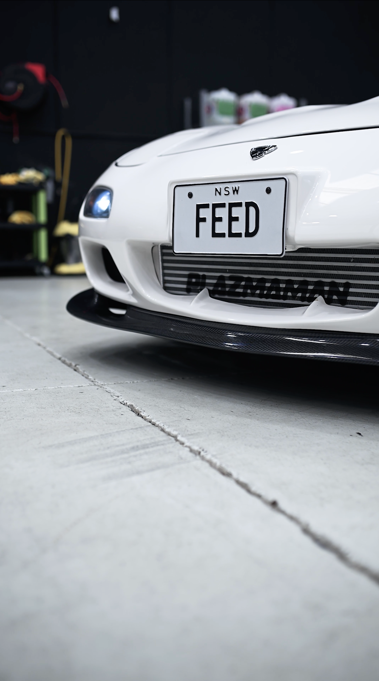 Fd Rx7 Lip 1-Piece Carbon Fibre Front Lip - Mazda RX7 FD3S | Australian First ...