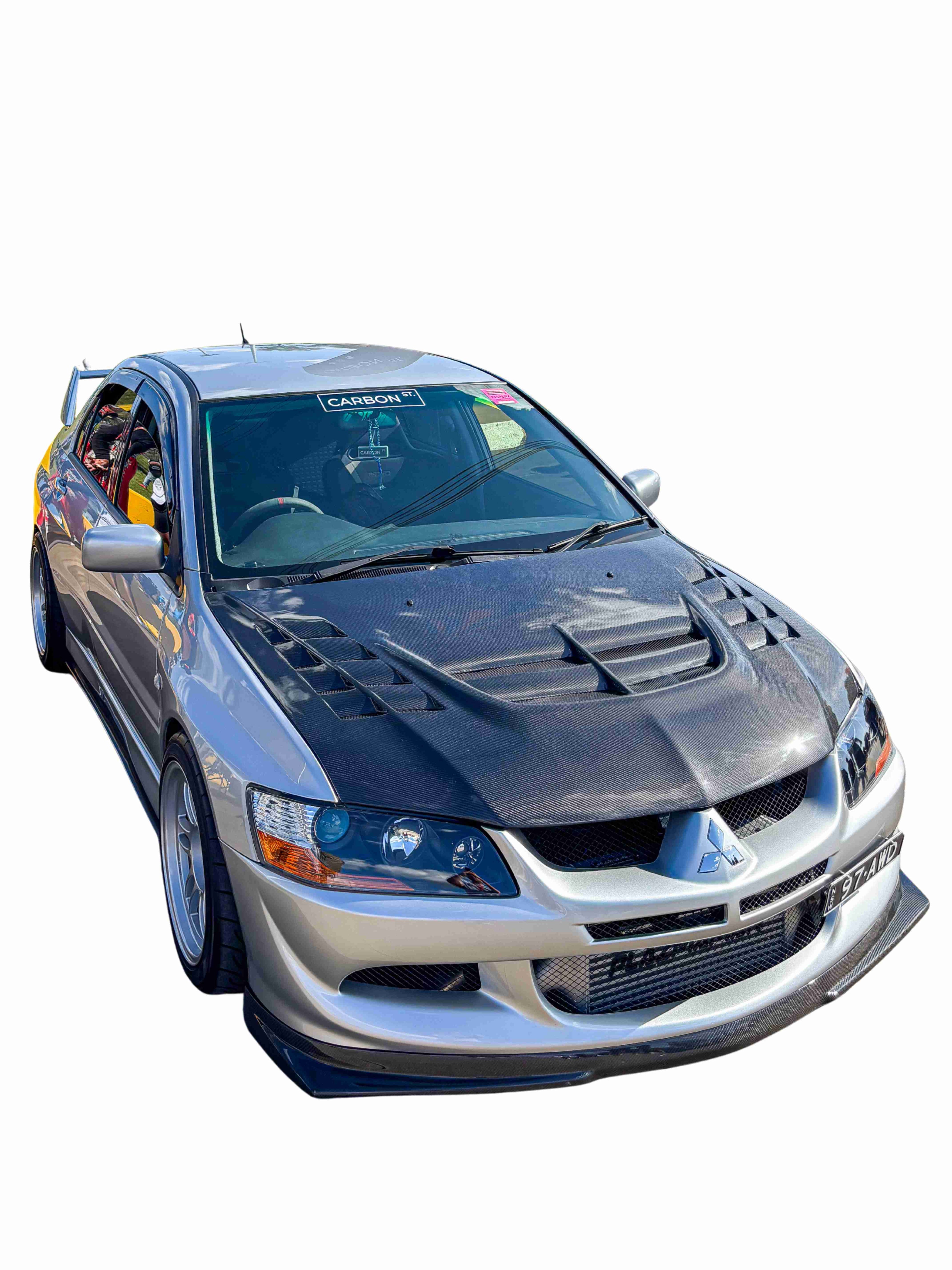 Mitsubishi Lancer Evolution CT9A - EVO 8 VRS Style Carbon Fibre Front Lip